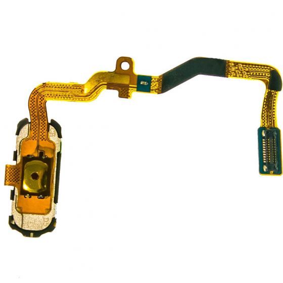 Home Button Flex Cable Black for use with Samsung Galaxy S7SM- G930, Gold