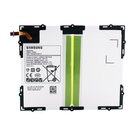 Battery for use with Samsung Galaxy Tab A 10.1 (T580, P580, T585, T587P, P585M) MPN: EB-BT585ABA