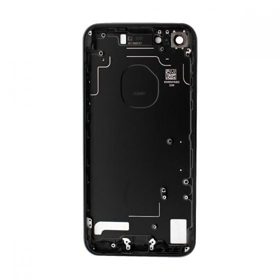Back Housing for use with iPhone 7 w/small parts ( Black)