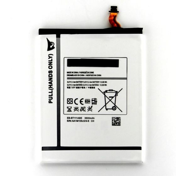 Battery for use with  Galaxy Tab 3/E 7.0 Lite (T110, T113, T111)