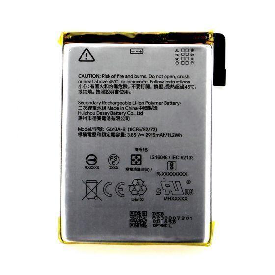 Battery for use with Google Pixel 3 5.5