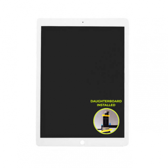 Platinum LCD/ Digitizer Screen (Full Screen Assembly) With Daughterboard Installed for use with iPad Pro 12.9 Gen 2 (White)