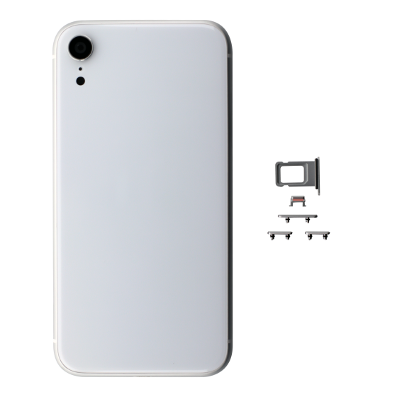 Frame with small parts for iPhone Xr (white)