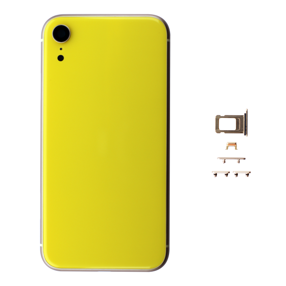 Frame without small parts for use with iPhone XR (Yellow) (No logo)