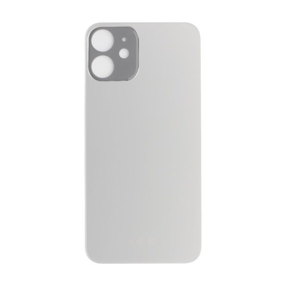 Back Glass (larger camera opening) for iPhone 11 (White) (No Logo)