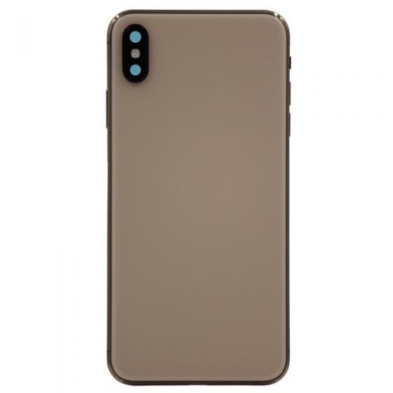 Back Housing for use with iPhone XS Max with Small Parts (Gold)