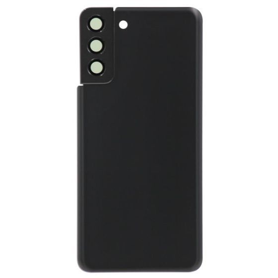Back Glass with Camera lens for use with Galaxy S21 Plus (Phantom Black)