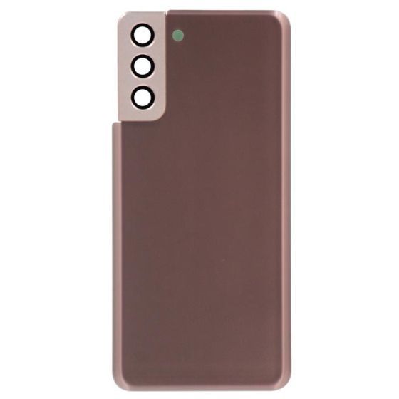 Back Glass with Camera lens for use with Galaxy S21 Plus (Phantom Gold)