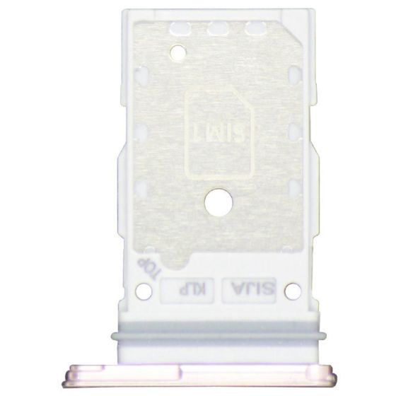 Dual Sim Card Tray for use with Galaxy S22 5G (Pink Gold)
