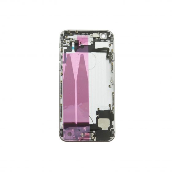 Back Housing for use with iPhone 6 (4.7), With Small Parts, Silver (No Logo)