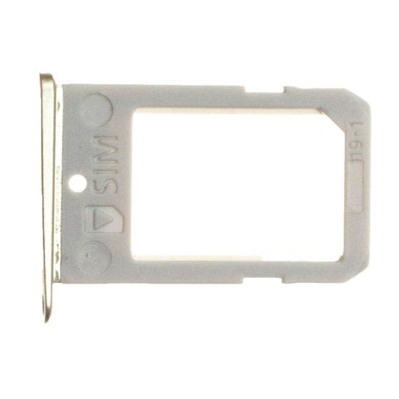 SIM Tray for use with the Samsung Galaxy S6 Edge, Gold