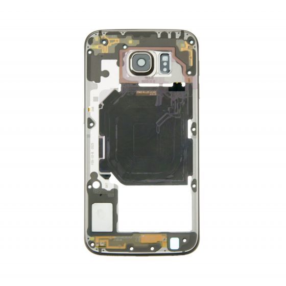 Back Housing for use with Samsung Galaxy S6 G920, with Small Parts, Gold