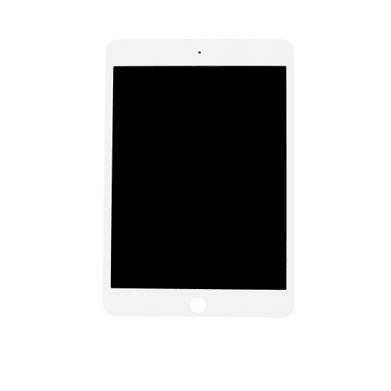 Platinum LCD/Digitizer Screen for use with iPad Mini 5 (Sleep/Wake Sensor Installed) (White)