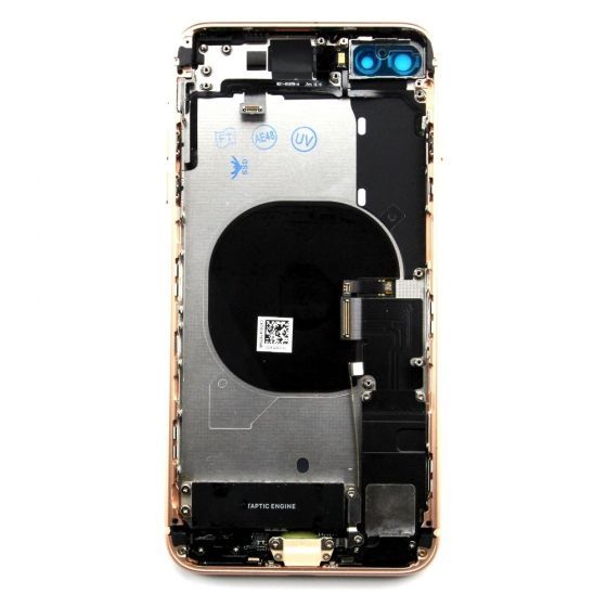 Frame with Small Parts for use with iPhone 8+ (No Logo) (Gold)