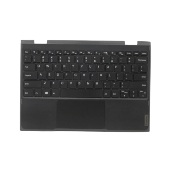 Keyboard/Palmrest/Trackpad for use with Lenovo Yoga 300e 2nd Gen 81M9 MPN: 5CB0T45054, 5CB0T45087