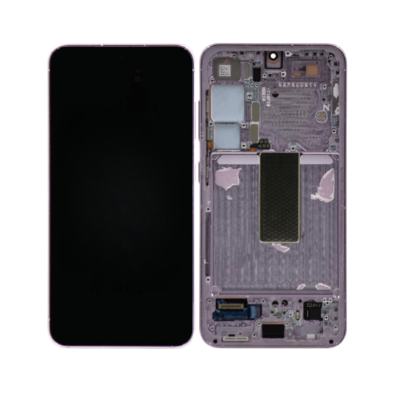 OLED Digitizer Screen Assembly with Frame for use with Galaxy S23 Plus (Lavender)