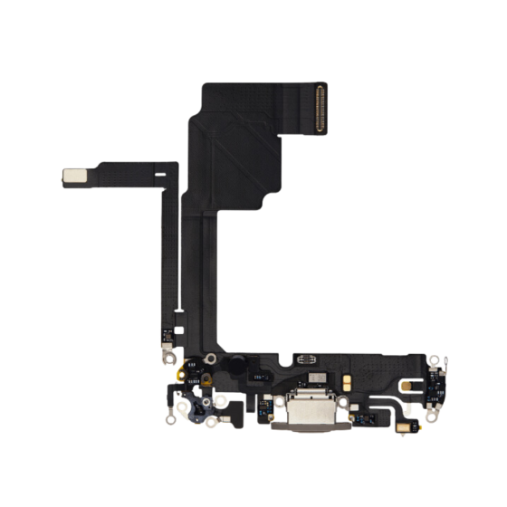 Charging Port Flex Cable for use with iPhone 15 Pro (Natural Titanium)