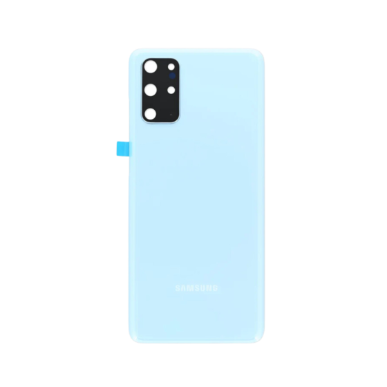 Replacement Back Glass with Camera Lens for use with Samsung S20 Plus (Cloud Blue)
