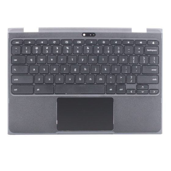 Keyboard/Palmrest/Touchpad for use with Lenovo 500E (81ES) Chromebook, Part Number: 5CB0Q79737