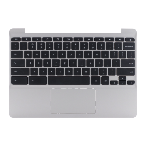 Keyboard/Palmrest/Touchpad for use with HP 11 G5 Chromebook, Part Number: 900818-001