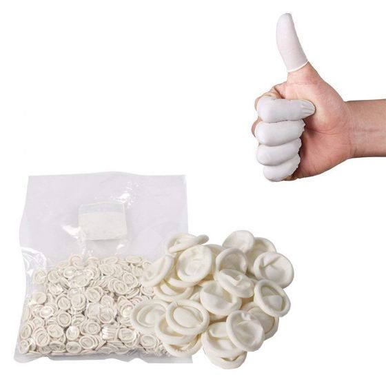 Anti-Static Rubber Finger Cots (Roughly 1000 pieces) 