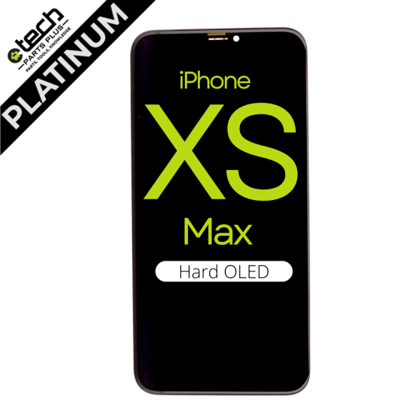 Platinum Hard OLED Assembly for use with iPhone XS Max