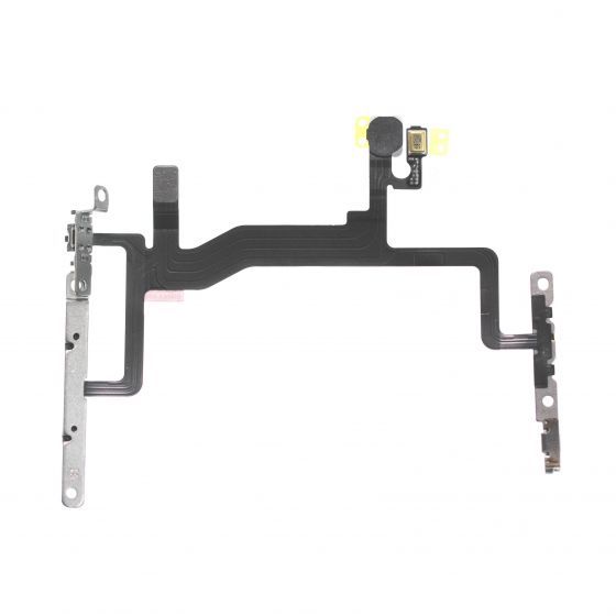 Power, Mute Switch and Volume Flex Cable for use with iPhone 6S (4.7"), With Bracket