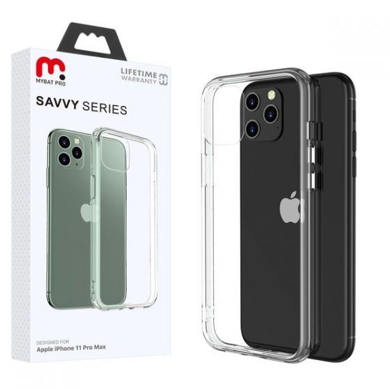 MyBat Pro Savvy Series Case for use with iPhone 11 Pro Max - Crystal Clear