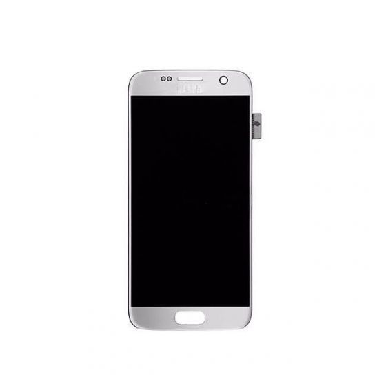 OLED Digitizer Screen Assembly for use with Samsung Galaxy S7 (Silver Titanium)