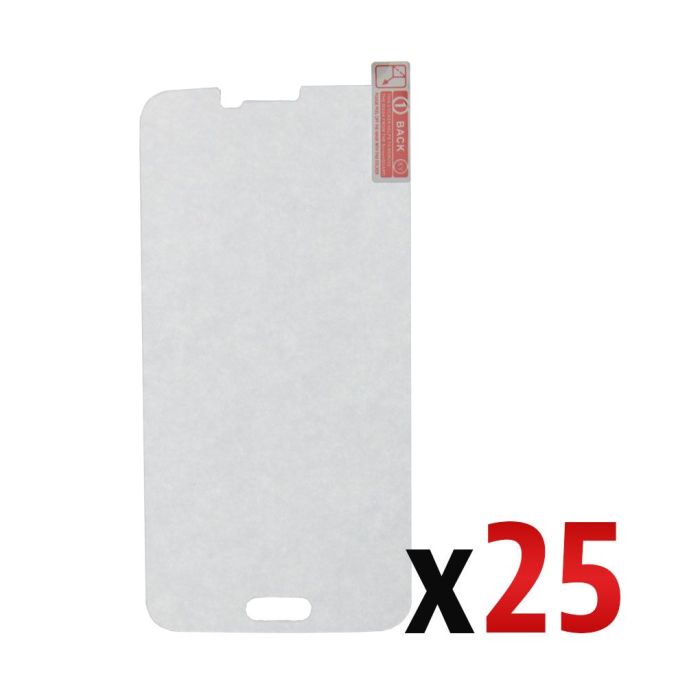 Bulk Tempered Glass Screen Protector for use with Samsung Galaxy S5 (Pack of 25)