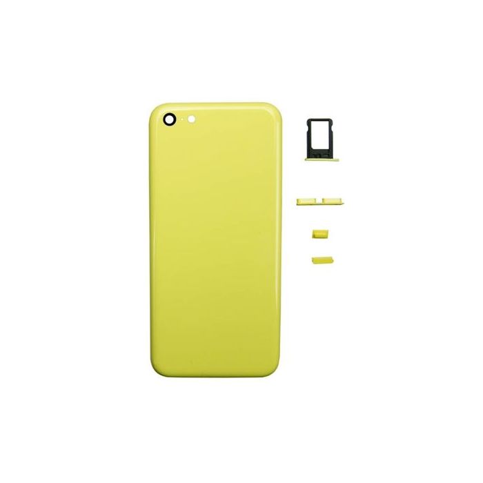 Back Cover for use with iPhone 5c (Yellow) (No Logo)