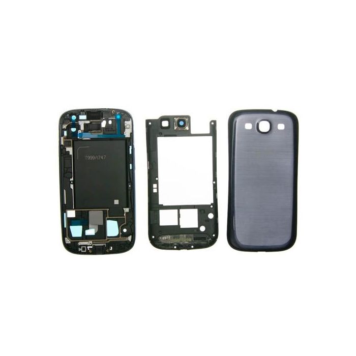Full Housing for use with Samsung Galaxy S III (S3) Blue AT&T I747