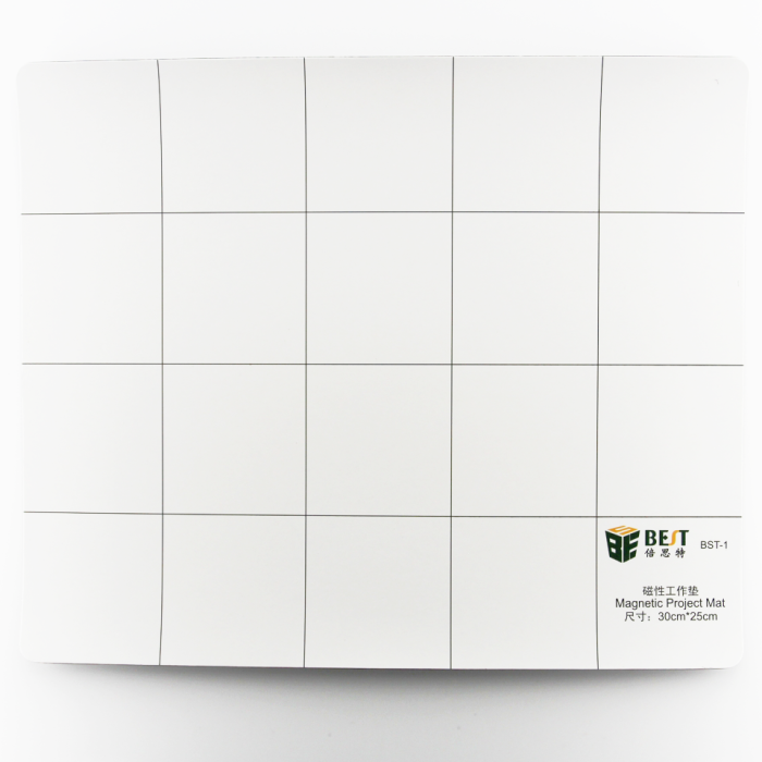 Universal Magnetic Repair Mat with grid lines