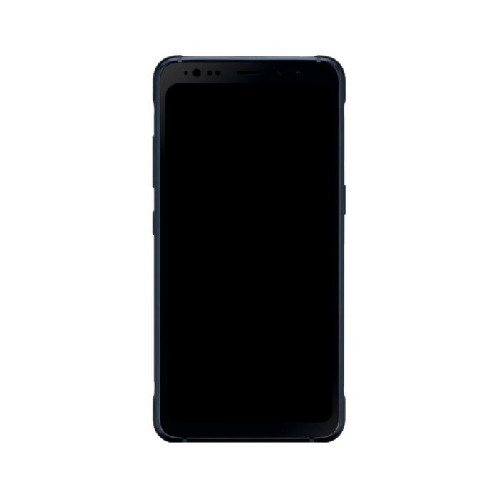 s8 active screen with frame