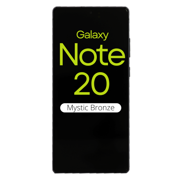 OLED Digitizer Screen Assembly w/Frame for use with Samsung Note 20 (Mystic Bronze) OLED Digitizer Screen Assembly w/Frame for use with Samsung Note 20 (Mystic Bronze)