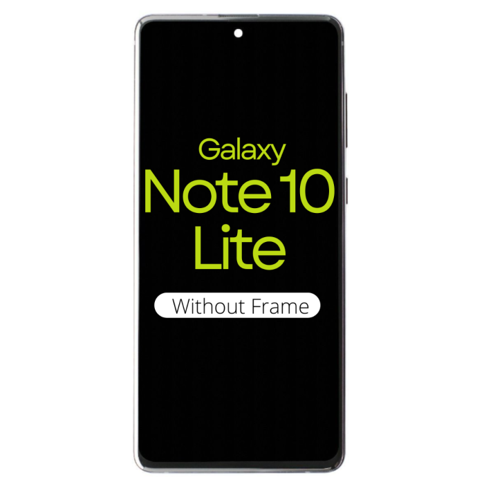 OLED Digitizer Screen Assembly for use with Samsung Galaxy Note 10 Lite (without Frame)