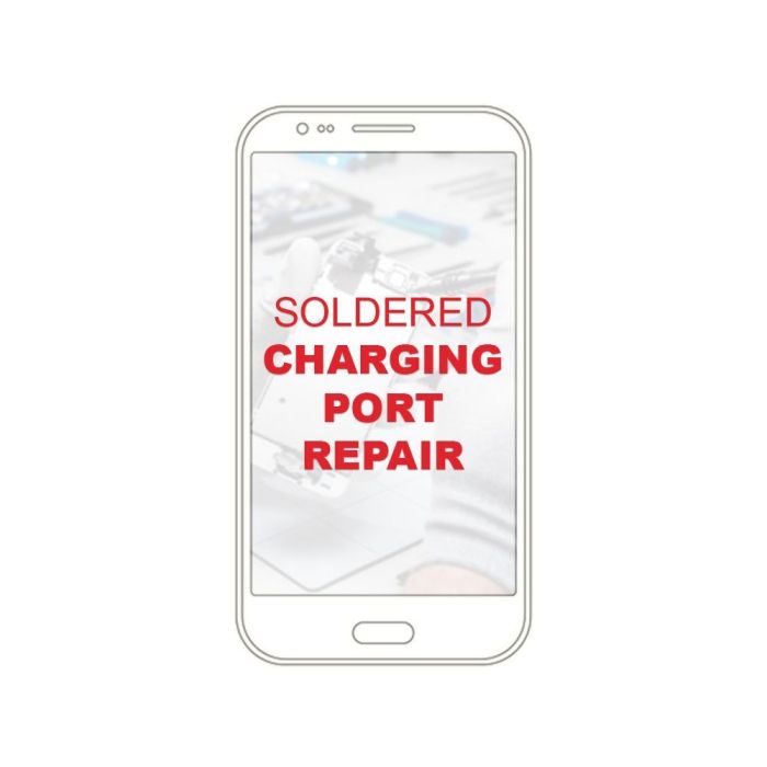 Soldered charging port repair Soldered charging port repair