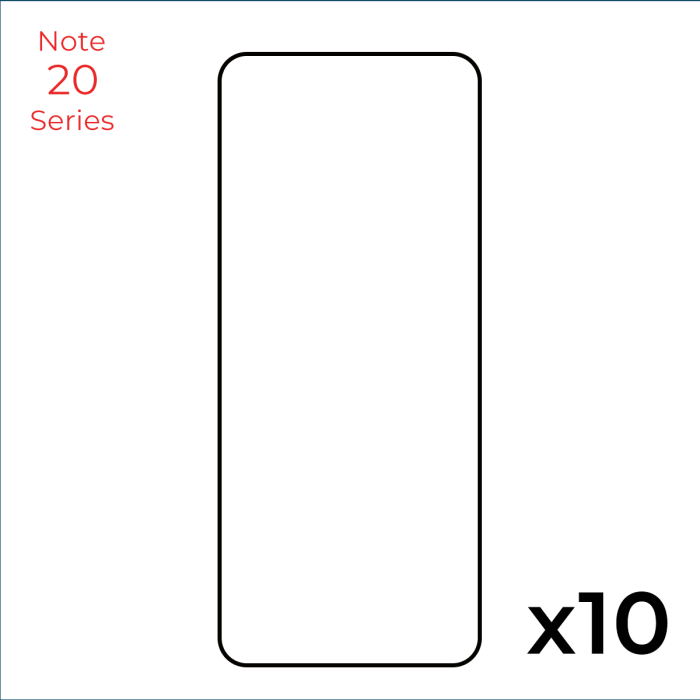 Note 20 10 pack of tempered glass Note 20 10 pack of tempered glass