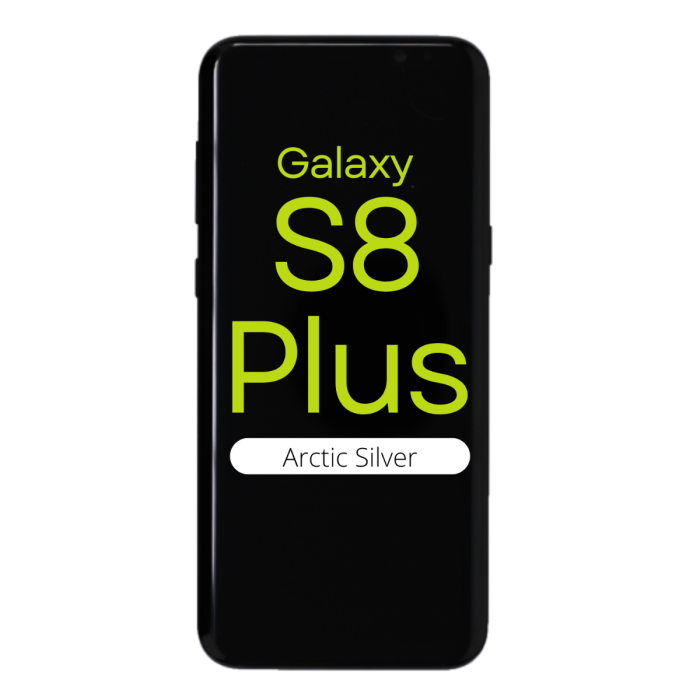OLED Digitizer Screen Assembly for use with Samsung Galaxy S8 Plus (With Frame) (Arctic Silver)