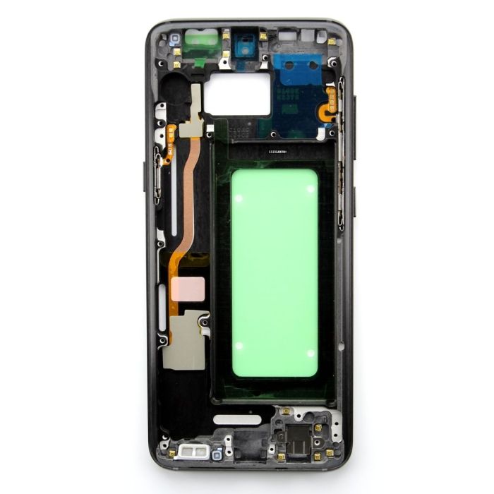 Middle frame for use with Samsung Galaxy S8 (Black)