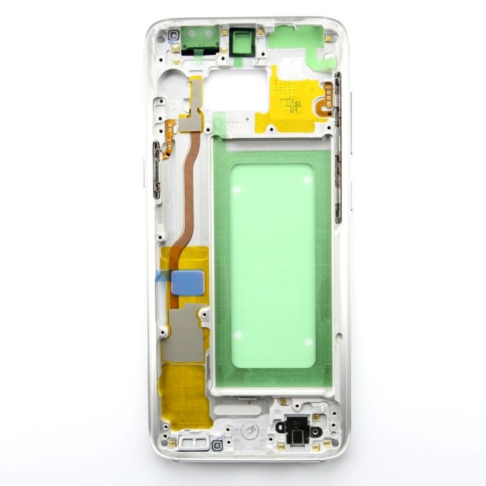 Middle frame for use with Samsung Galaxy S8 (Silver)