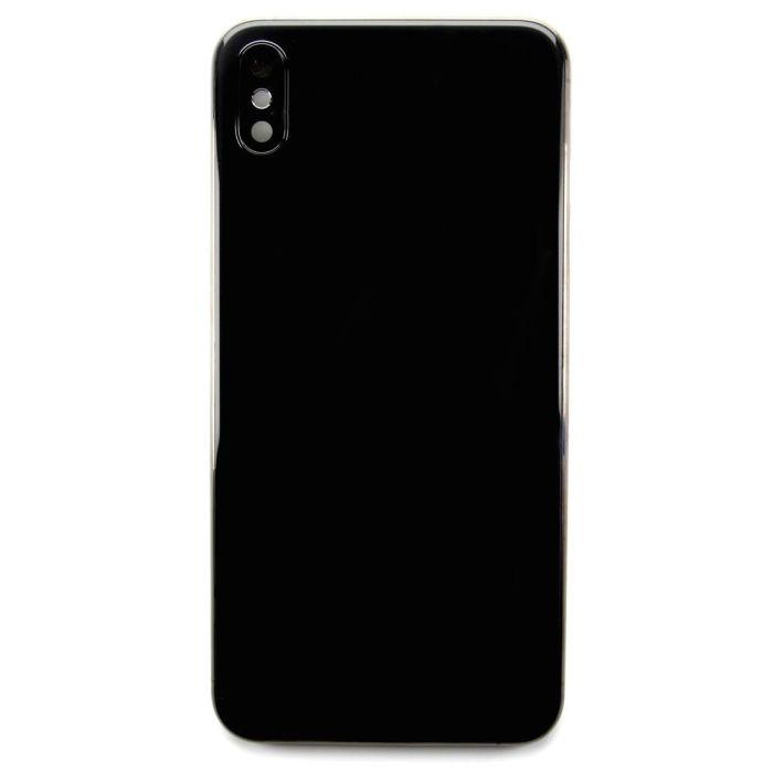 Frame with Back Glass for use with iPhone XS Max (Black)