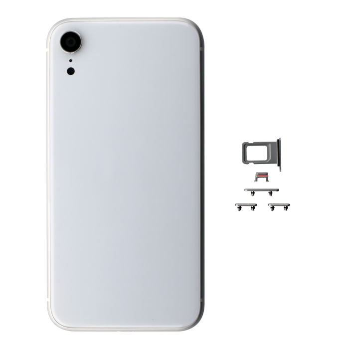 Frame with small parts for iPhone Xr (white)