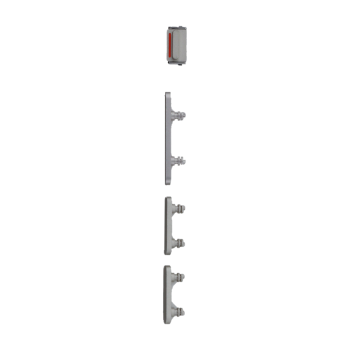 iPhone 12 and 12 Mini Side buttons white