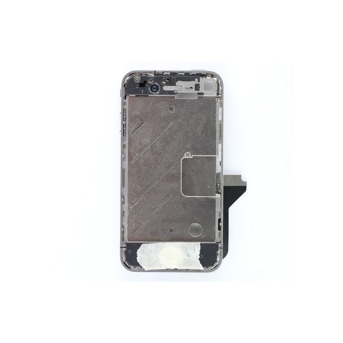 Aluminum bezel with small white parts assembly for use with iPhone 4 GSM (New
