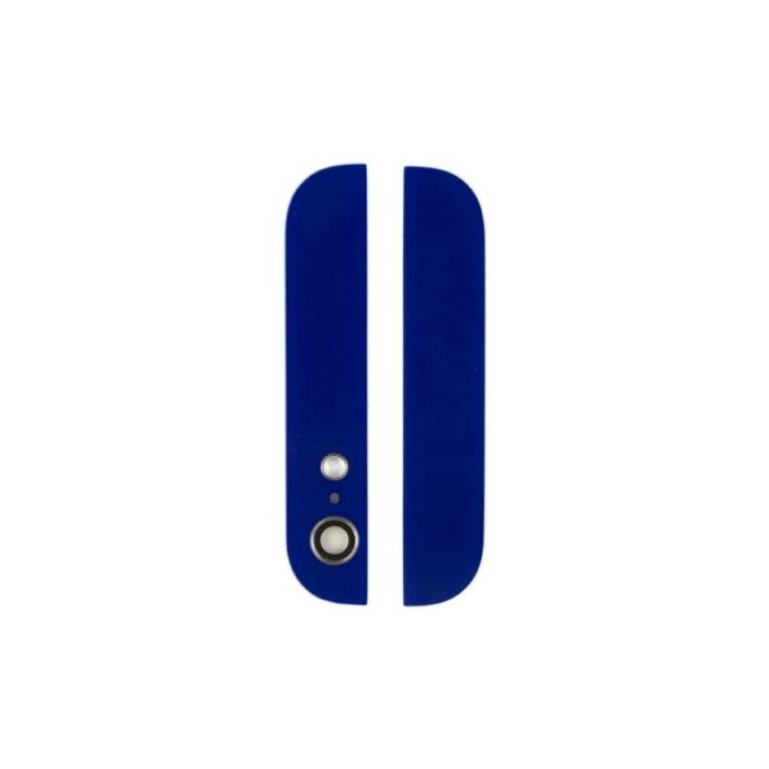 Dark Blue Glass Inserts for use with iPhone 5 Back Housing