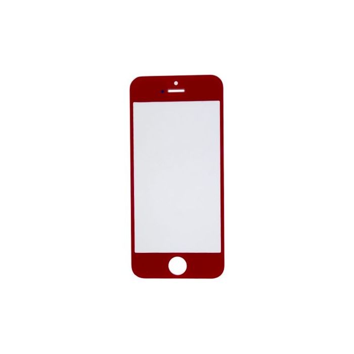 Red Replacement Glass for use with iPhone 5