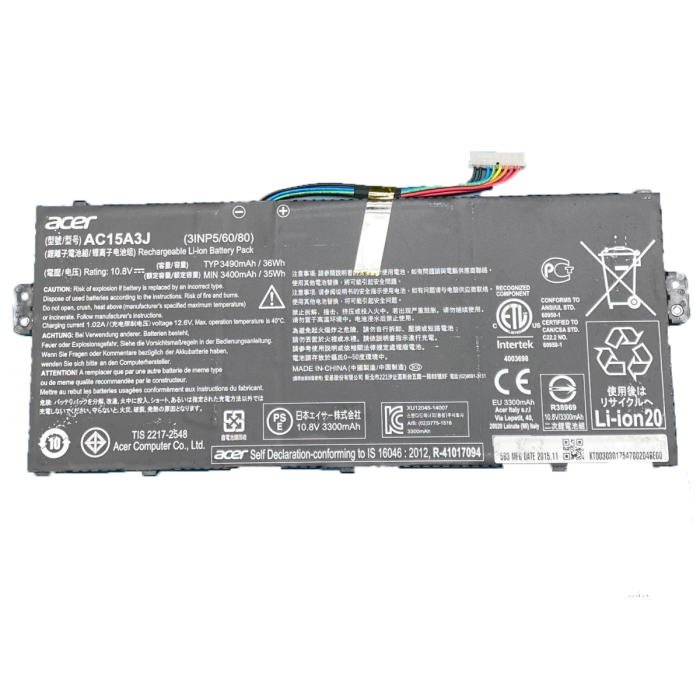 Battery for Acer spin 11 CP311 chromebook