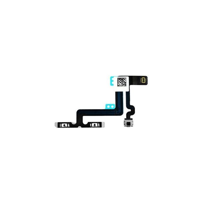 Mute Switch and Volume Flex Cable w/ Metal Retaining Bracket for use with the iPhone 6 Plus (5.5")