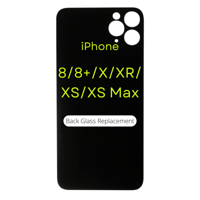 Mail In Repair - iPhone Back Glass Replacement (No Logo) (8/8+/X/XR/XS/XS Max)
